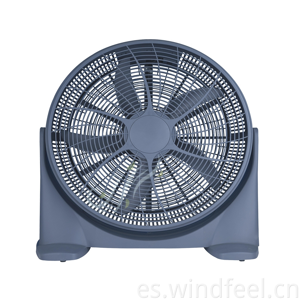 Ventilador de piso industrial de alta velocidad de 20 pulgadas Plasti Electronic Potente aire de refrigeración Ventilador industrial Ventilador comercial con montaje rápido